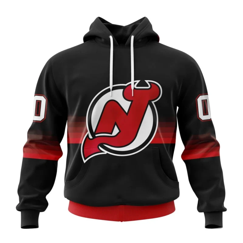 NHL New Jersey Devils Special Black And Gradient Design,QTNHL080524A1408