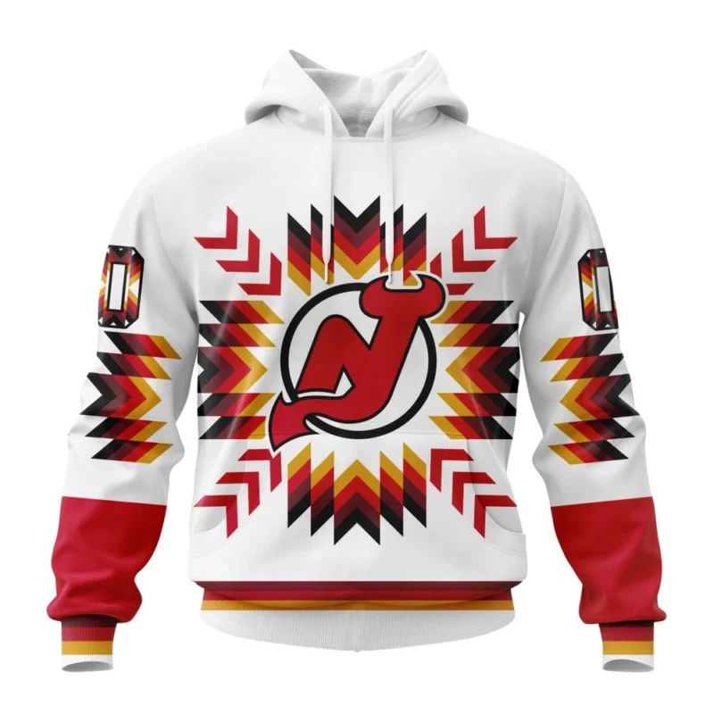 NHL New Jersey Devils Special Design With Native Pattern,QTNHL080524A1580