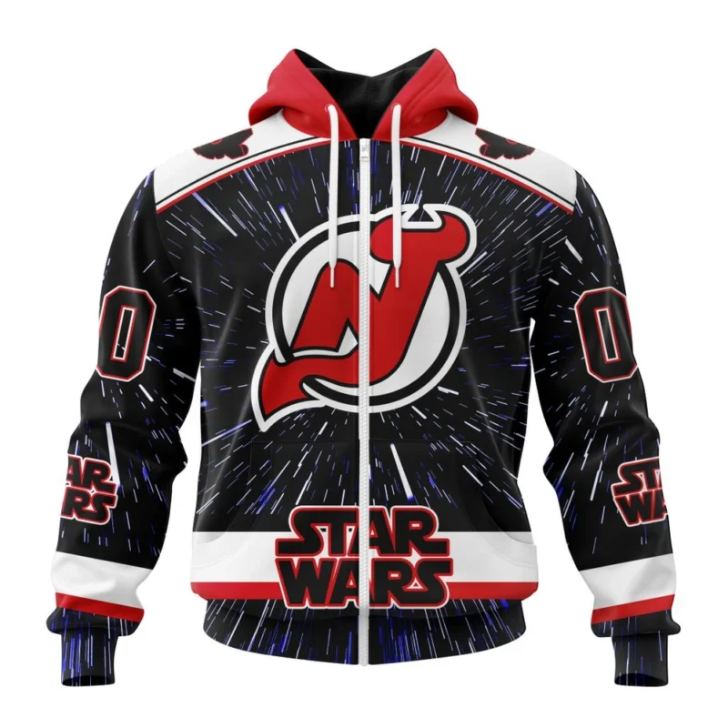 NHL Personalized Name And Number, New Jersey Devils Special Star Wars Design,QTNHL Personalized Name And Number,080524B170