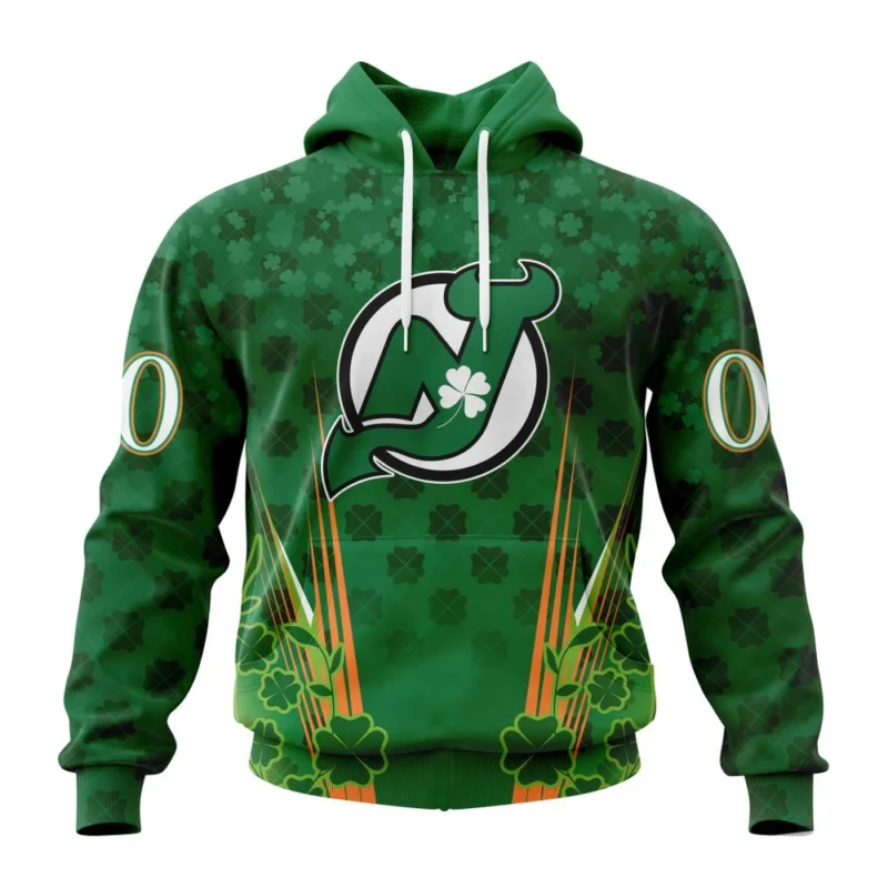 NHL New Jersey Devils Special Design For St. Patrick' Day,QTNHL080524A173