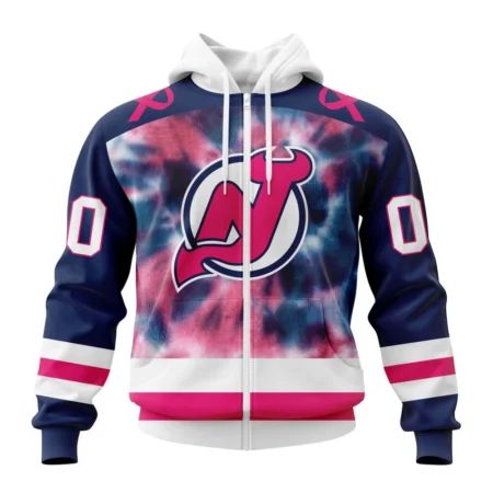 NHL Personalized Name And Number, New Jersey Devils Special Pink October Fight Breast Cancer,QTNHL Personalized Name And Number,080524B1832