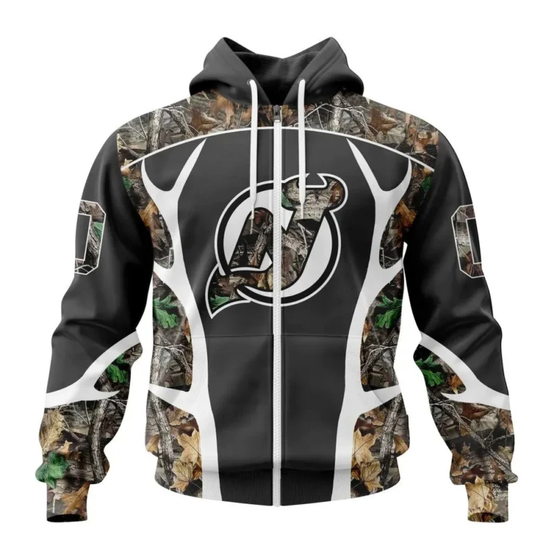 NHL Personalized Name And Number, New Jersey Devils Special Camo Hunting Design ,QTNHL Personalized Name And Number,080524B2209