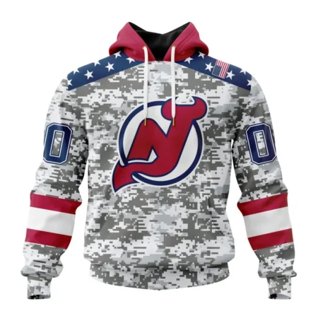 NHL New Jersey Devils Special Camo Design For Veterans Day,QTNHL080524A226