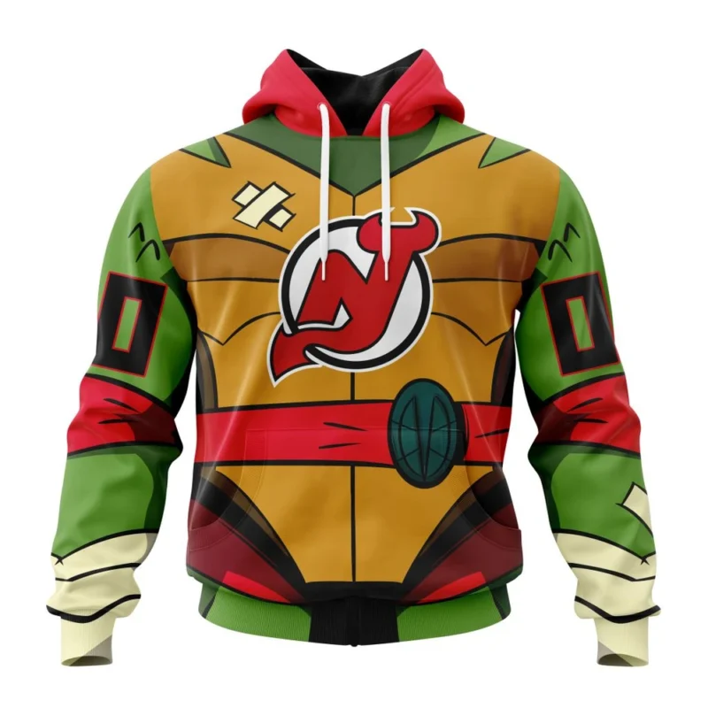 NHL New Jersey Devils Special Teenage Mutant Ninja Turtles Design,QTNHL080524A2270