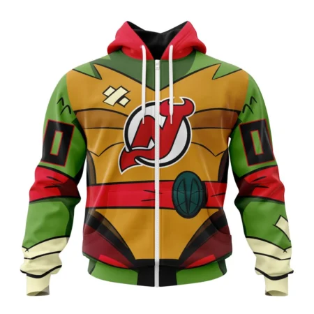 NHL Personalized Name And Number, New Jersey Devils Special Teenage Mutant Ninja Turtles Design,QTNHL Personalized Name And Number,080524B2270