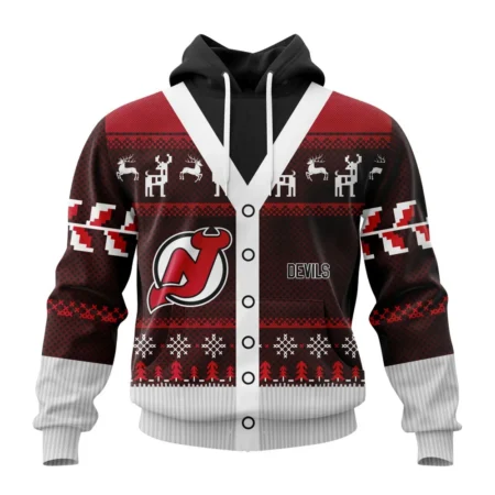 NHL New Jersey Devils, Specialized Chrismas Season,QTNHL080524A2794