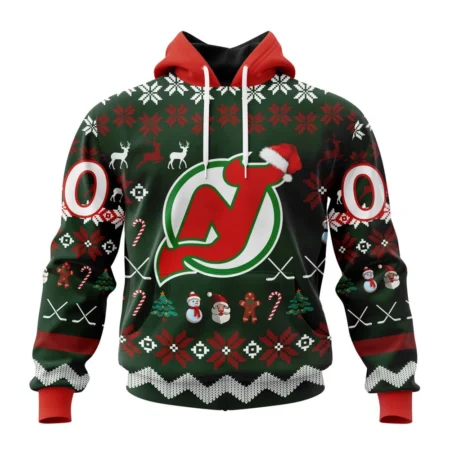 NHL New Jersey Devils, Specialized Unisex Christmas Is Coming,QTNHL080524A2936