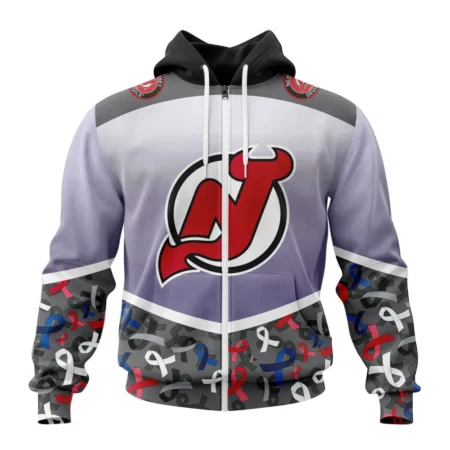 NHL New Jersey Devils, Specialized Sport Fights Again All Cancer ,QTNHL 080524B3357