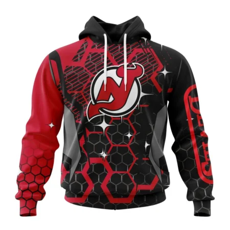 NHL New Jersey Devils, Specialized Design With Motocross Syle ,QTNHL080524A3386