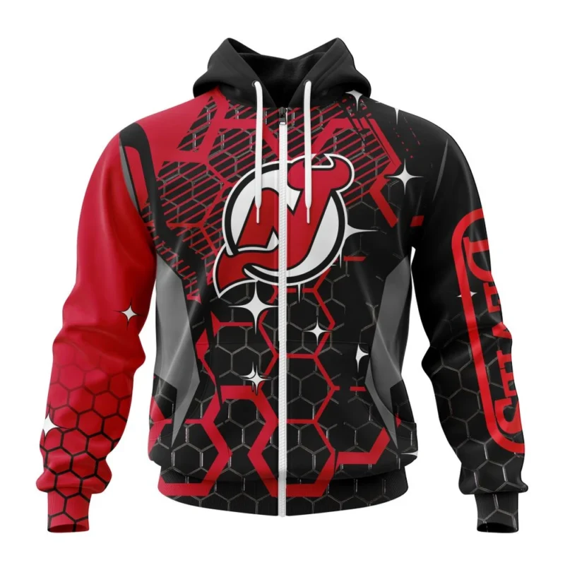 NHL New Jersey Devils, Specialized Design With Motocross Syle ,QTNHL 080524B3386