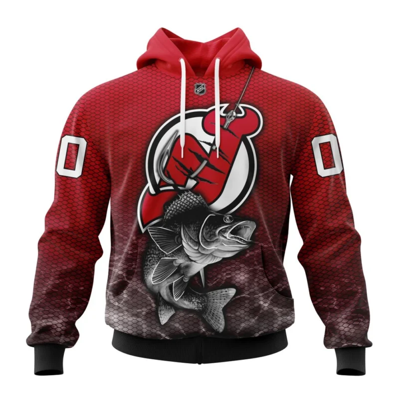 NHL New Jersey Devils, Specialized Fishing Style,QTNHL080524A3994