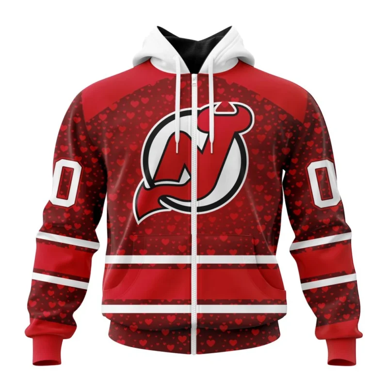 NHL Personalized Name And Number, New Jersey Devils Special Gift For Valentines Day,QTNHL Personalized Name And Number,080524B995