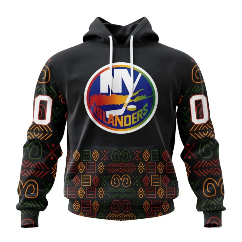 NHL New York Islanders Special Design For Black History Month,QTNHL080524A1056