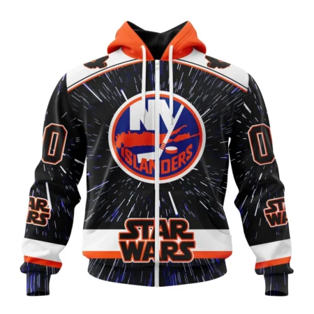 NHL Personalized Name And Number, New York Islanders Special Star Wars Design,QTNHL Personalized Name And Number,080524B1120