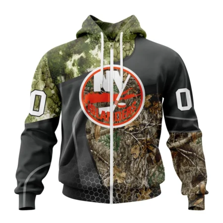 NHL Personalized Name And Number, New York Islanders Special Hunting Camo Design,QTNHL Personalized Name And Number,080524B1312