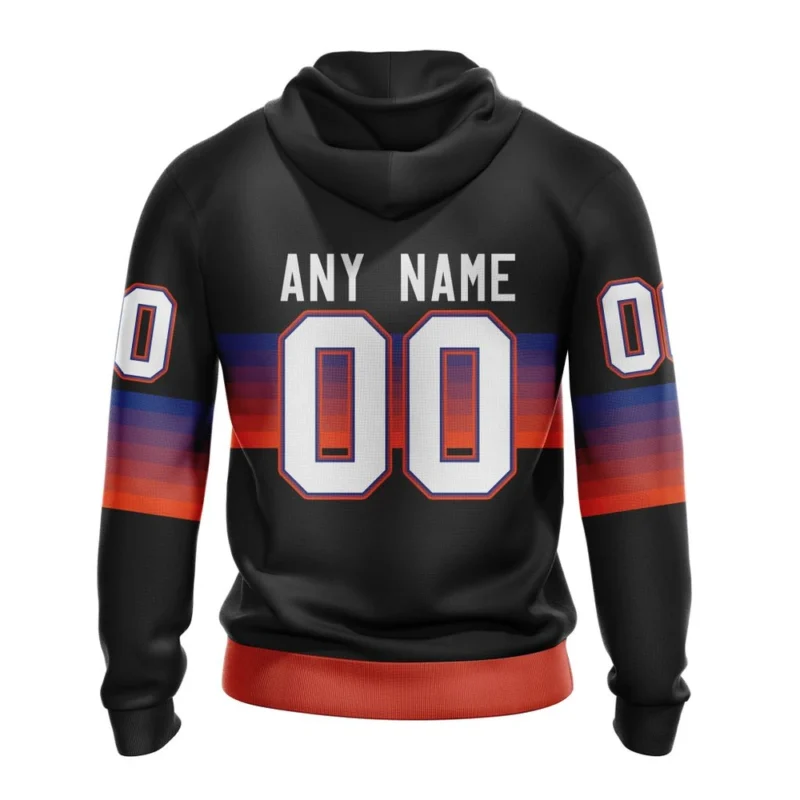 NHL Personalized Name And Number, New York Islanders Special Black And Gradient Design,QTNHL Personalized Name And Number,080524B1406