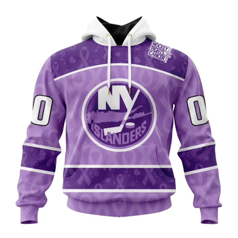 NHL New York Islanders New Lavender Hockey Fight Cancer,QTNHL080524A1482