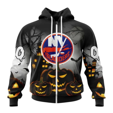 NHL Personalized Name And Number, New York Islanders Special Design For Halloween,QTNHL Personalized Name And Number,080524B1994