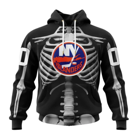 NHL New York Islanders Special Skeleton Costume For Halloween,QTNHL080524A2025