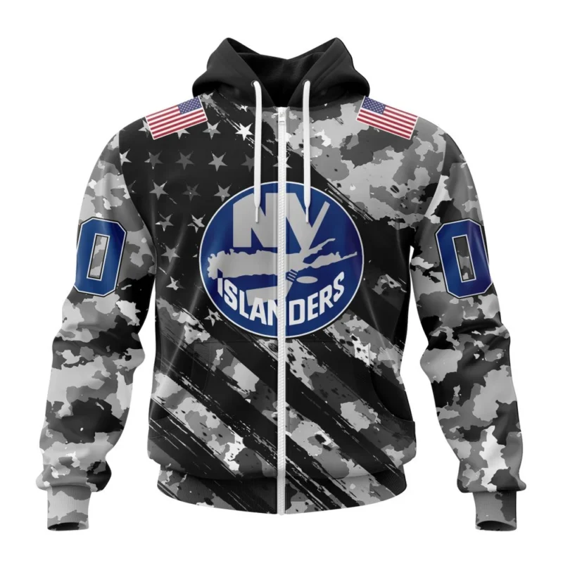 NHL Personalized Name And Number, New York Islanders Special Camo Military Design,QTNHL Personalized Name And Number,080524B2175