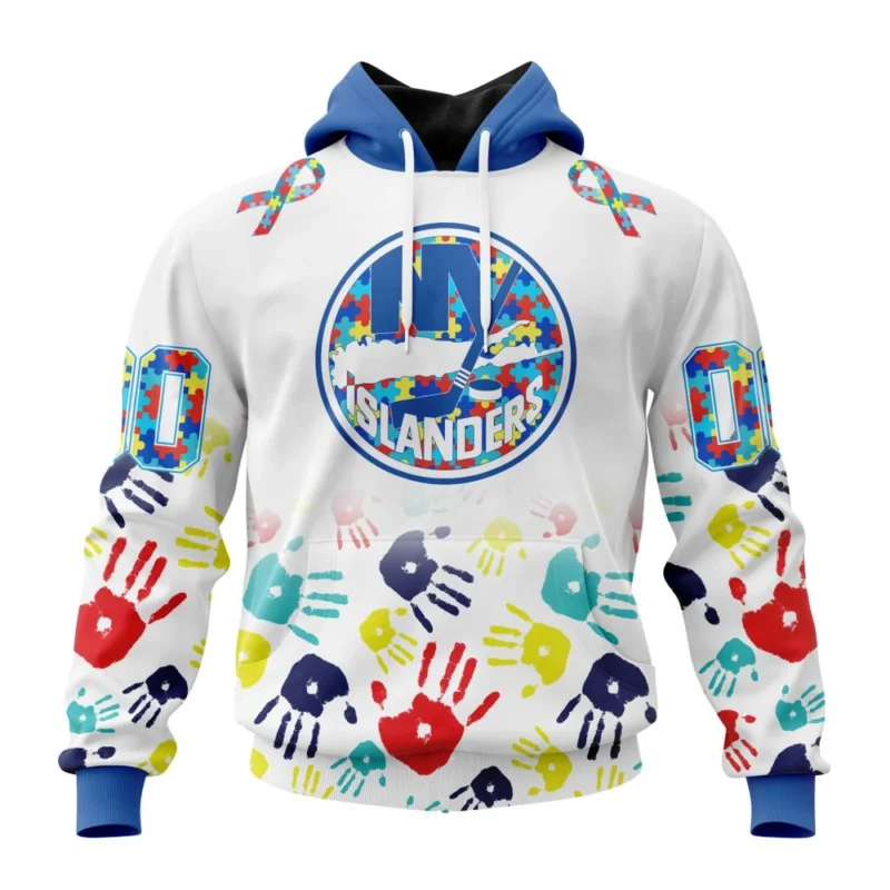 NHL New York Islanders Special Autism Awareness Design,QTNHL080524A2502