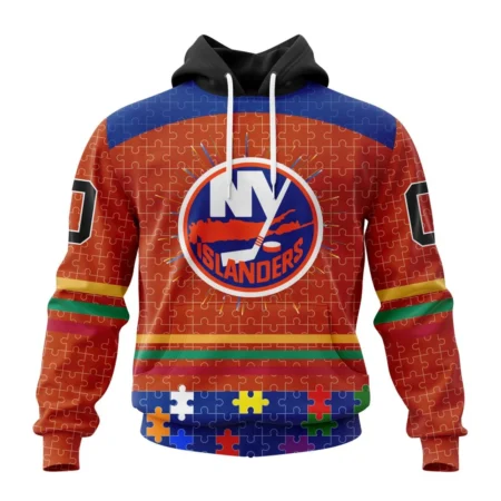 NHL New York Islanders, Specialized Fearless Aganst Autism ,QTNHL080524A2519