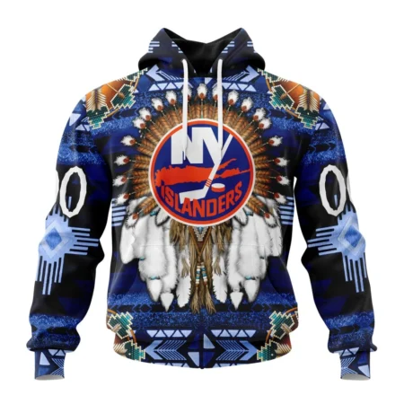 NHL New York Islanders Special Native Costume Design,QTNHL080524A2682