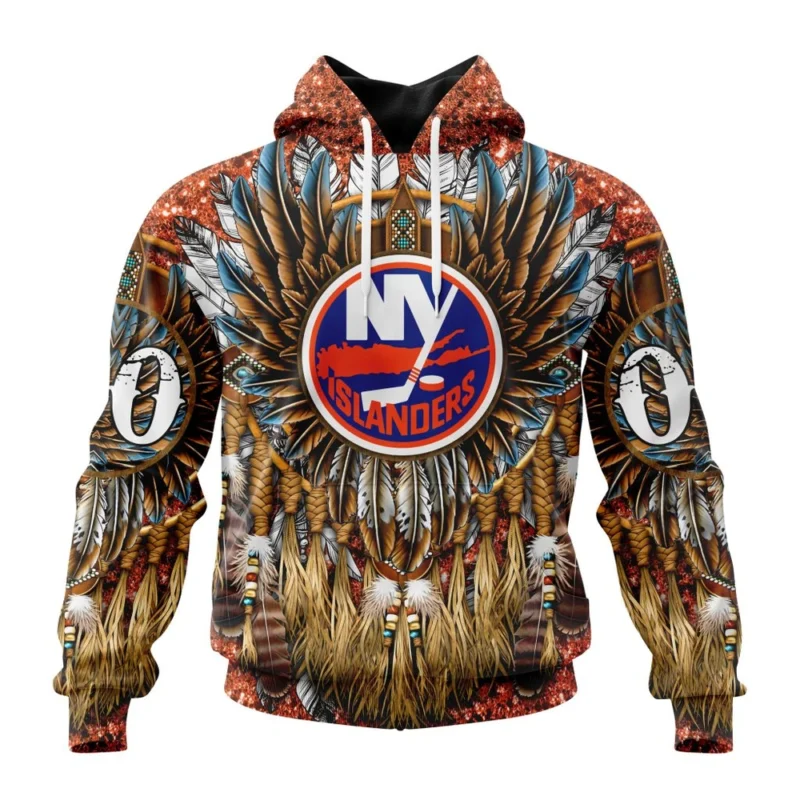 NHL New York Islanders Special Native Costume Design,QTNHL080524A2736