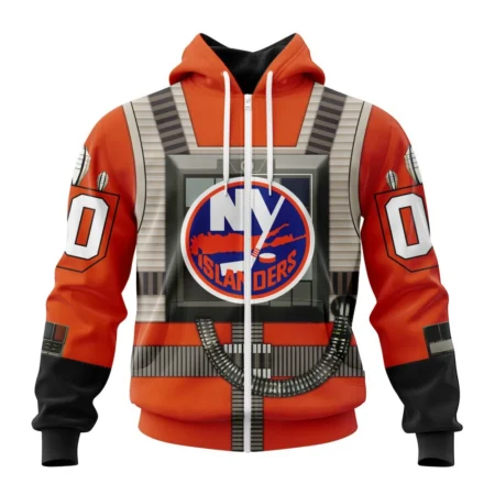 NHL Personalized Name And Number, New York Islanders Star Wars Rebel Pilot Design,QTNHL Personalized Name And Number,080524B278