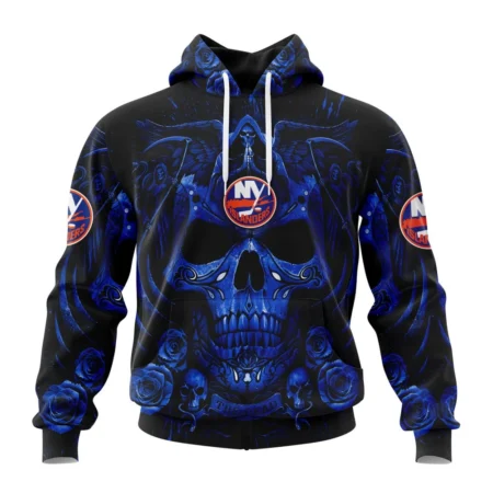 NHL New York Islanders Special Design With Skull Art,QTNHL080524A3124