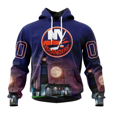 NHL New York Islanders Special Design With Montauk Point Lighthouse,QTNHL080524A4078