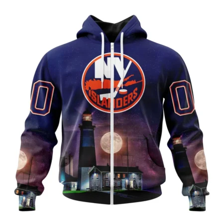 NHL New York Islanders Special Design With Montauk Point Lighthouse,QTNHL 080524B4078