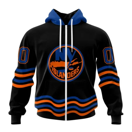 NHL Personalized Name And Number, New York Islanders Special Blackout Design,QTNHL Personalized Name And Number,080524B596