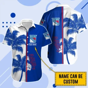 New York Rangers  Tropical Style Mix Color National Hockey League Hawaiian Shirt All Over Prints QTHWQ310724A21