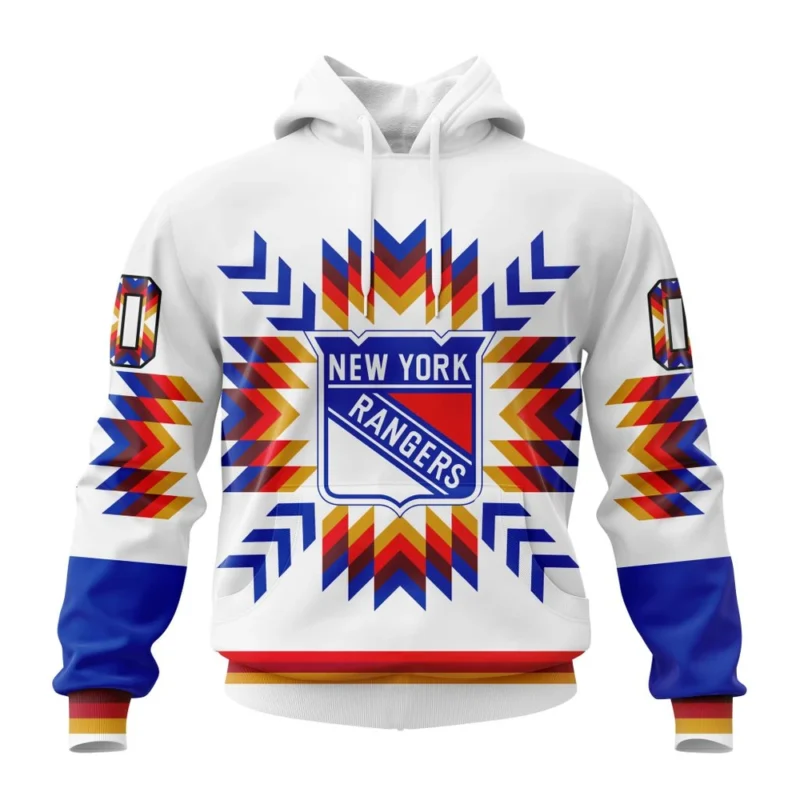 NHL New York Rangers Special Design With Native Pattern,QTNHL080524A1577