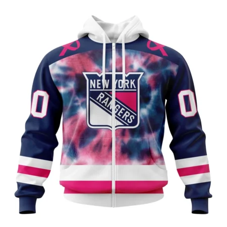 NHL Personalized Name And Number, New York Rangers Special Pink October Fight Breast Cancer,QTNHL Personalized Name And Number,080524B1829