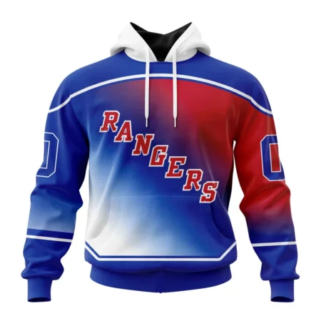 NHL New York Rangers Personalize Gradient Series Concept,QTNHL080524A187