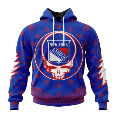 NHL New York Rangers Special Grateful Dead Design,QTNHL080524A1909