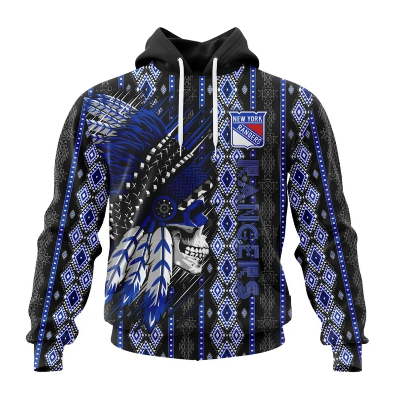 NHL New York Rangers Special Skull Native Design,QTNHL080524A2109