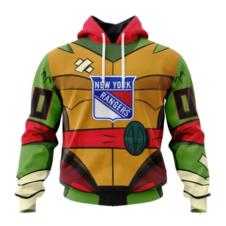 NHL New York Rangers Special Teenage Mutant Ninja Turtles Design,QTNHL080524A2267