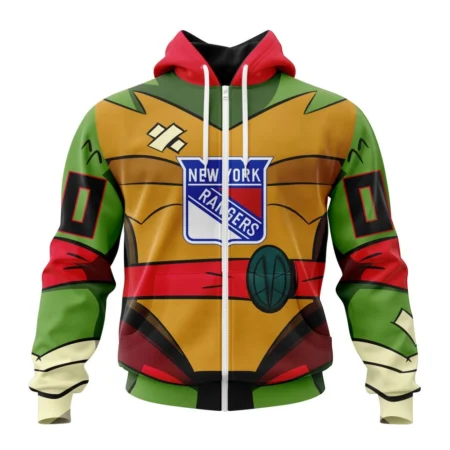 NHL Personalized Name And Number, New York Rangers Special Teenage Mutant Ninja Turtles Design,QTNHL Personalized Name And Number,080524B2267