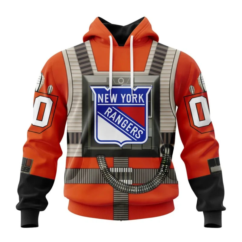 NHL New York Rangers Star Wars Rebel Pilot Design,QTNHL080524A2324