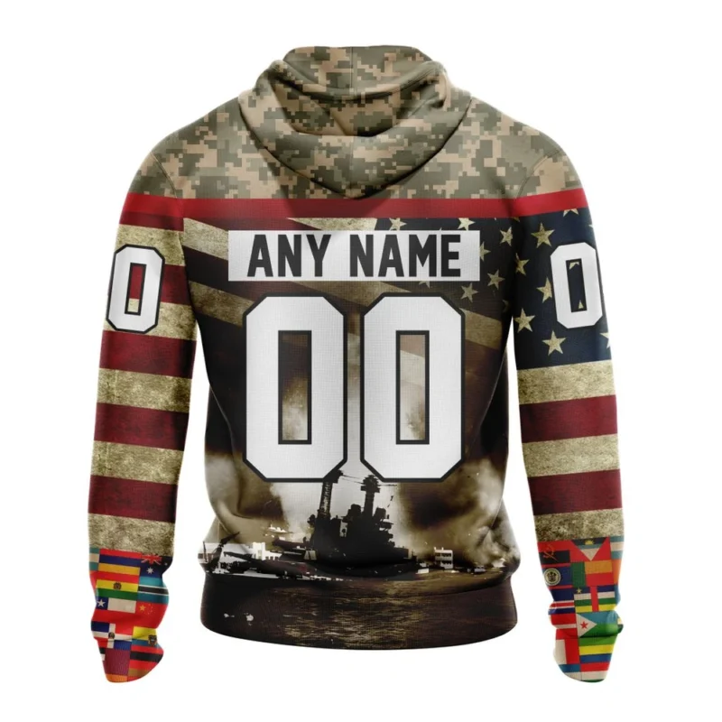 NHL Personalized Name And Number, New York Rangers, Specialized Unisex Kits Remember Pearl Harbor,QTNHL Personalized Name And Number,080524B332