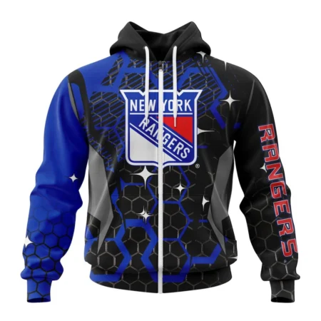 NHL New York Rangers, Specialized Design With Motocross Syle ,QTNHL 080524B3383