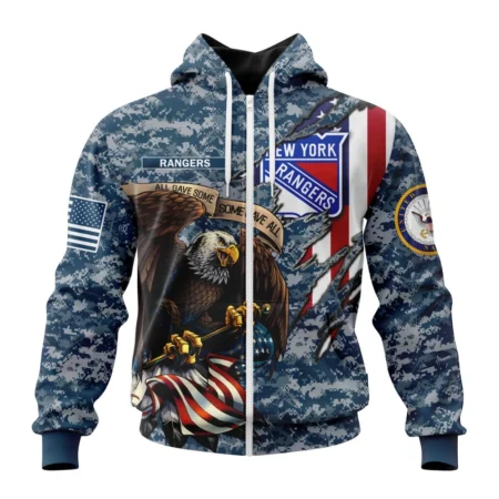 NHL Personalized Name And Number, New York Rangers Honor Us Navy Veterans,QTNHL Personalized Name And Number,080524B359