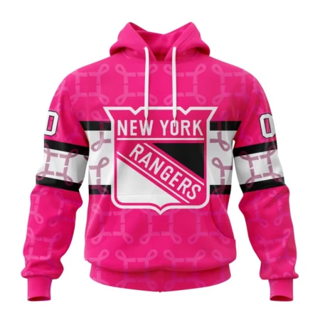 NHL New York Rangers, Specialized Design I Pink I Can, In October We Wear Pink Breast Cancer,QTNHL080524A3617