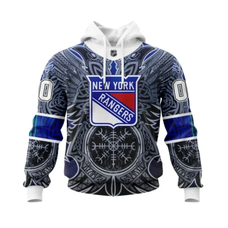 New York Rangers , Specialized Norse Viking Symbols,QTNHL080524A3889