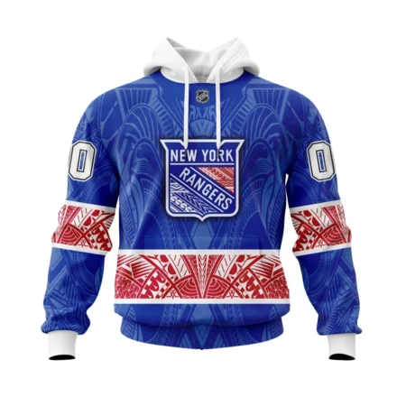 New York Rangers, Specialized Native With Samoa Culture ,QTNHL080524A3890