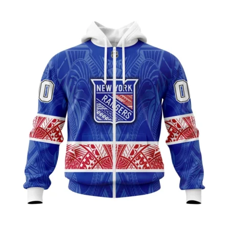 New York Rangers, Specialized Native With Samoa Culture ,QTNHL 080524B3890