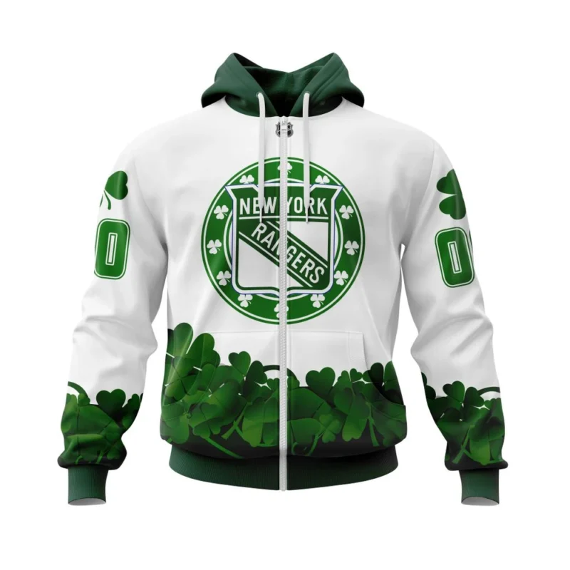 New York Rangers, Happy St.Patrick Days Jersey ,QTNHL 080524B3891